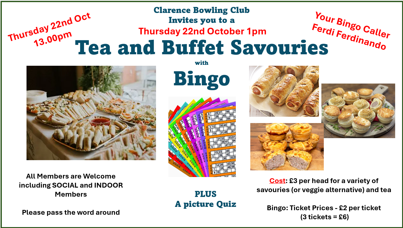 bingo & savouries
